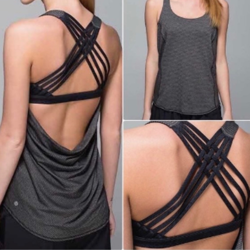 COPY - Lululemon Workout Top with built in sports bra